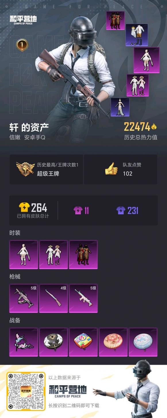 HPSJ3183587和平精英账号详情图5 HPSJ3183587和平精英账号详情图5