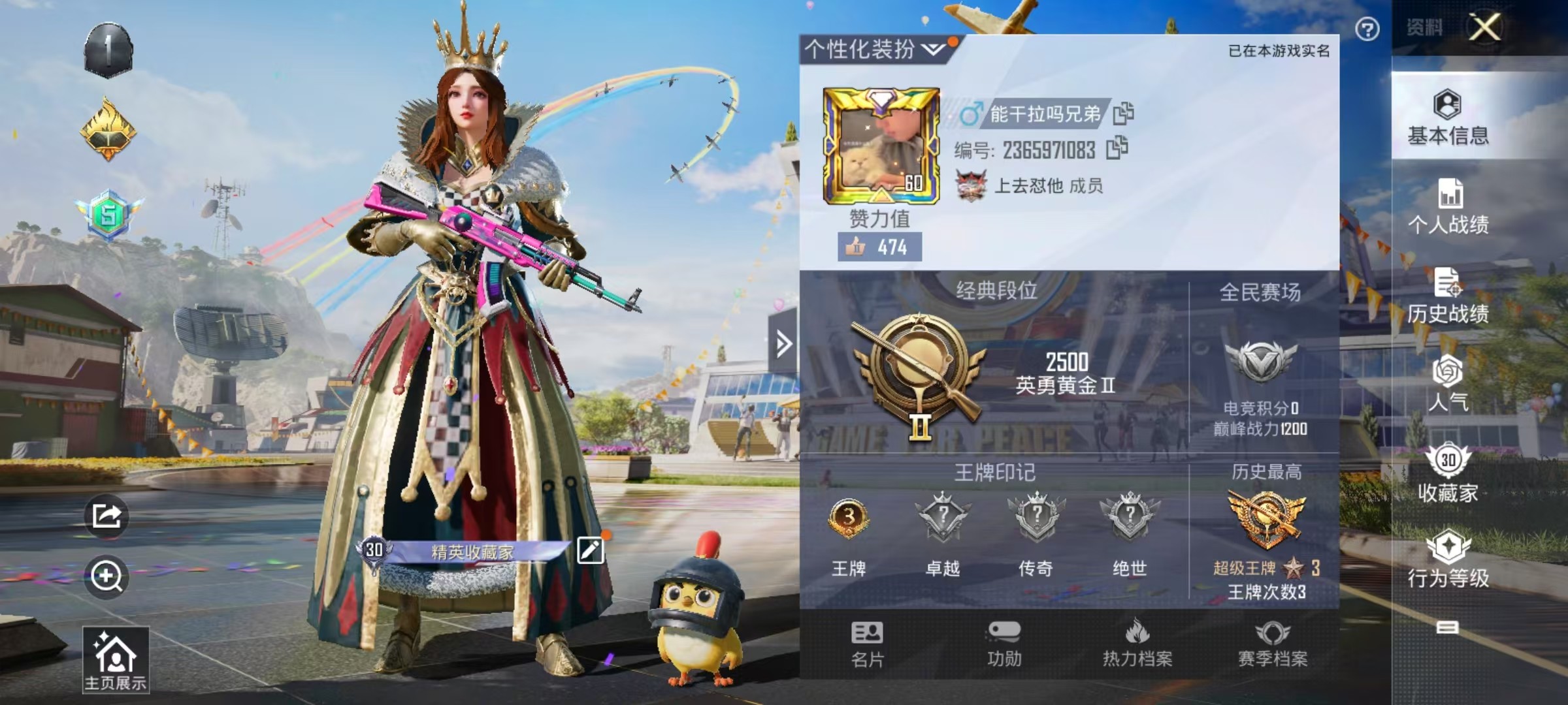 HPSJ3184222和平精英账号详情图8 HPSJ3184222和平精英账号详情图8