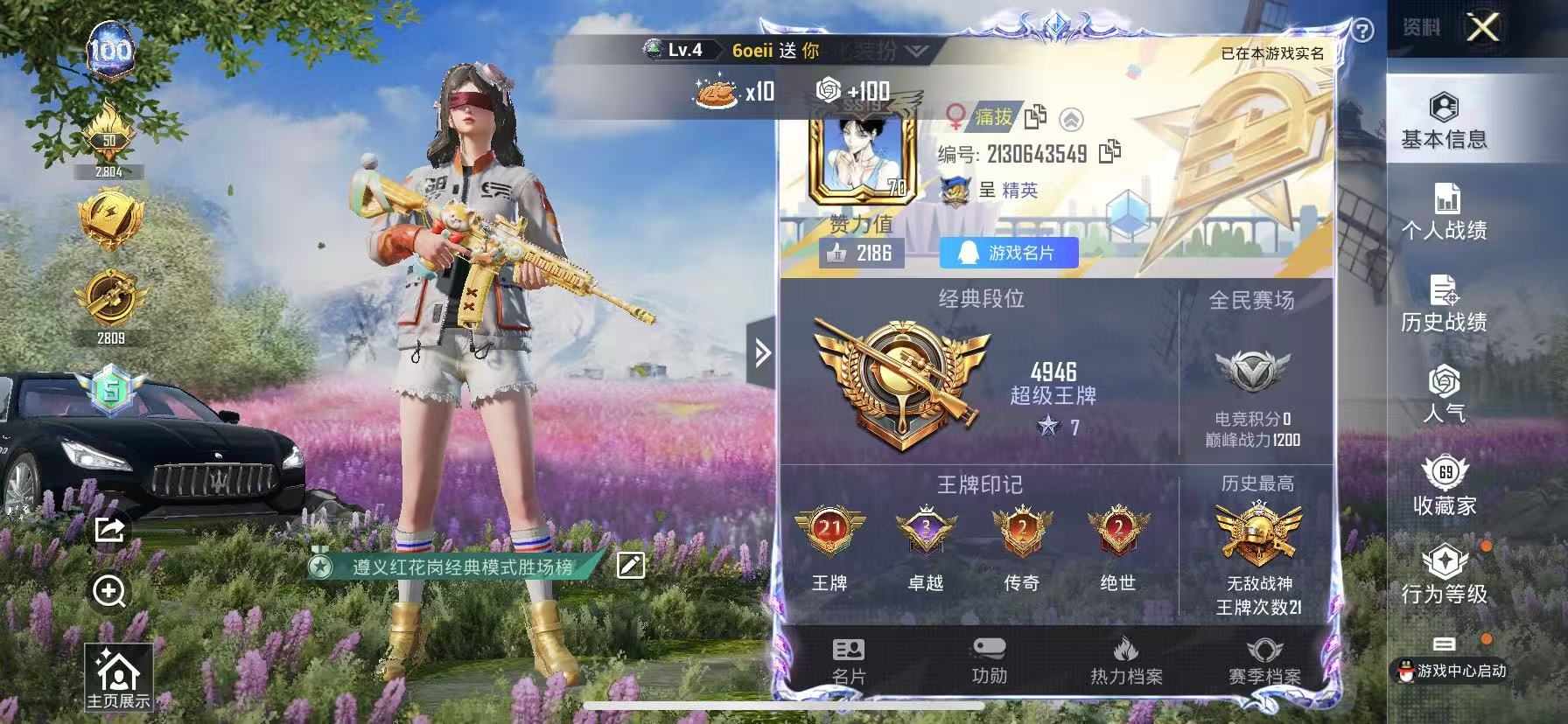HPKG3194507和平精英账号详情图11 HPKG3194507和平精英账号详情图11