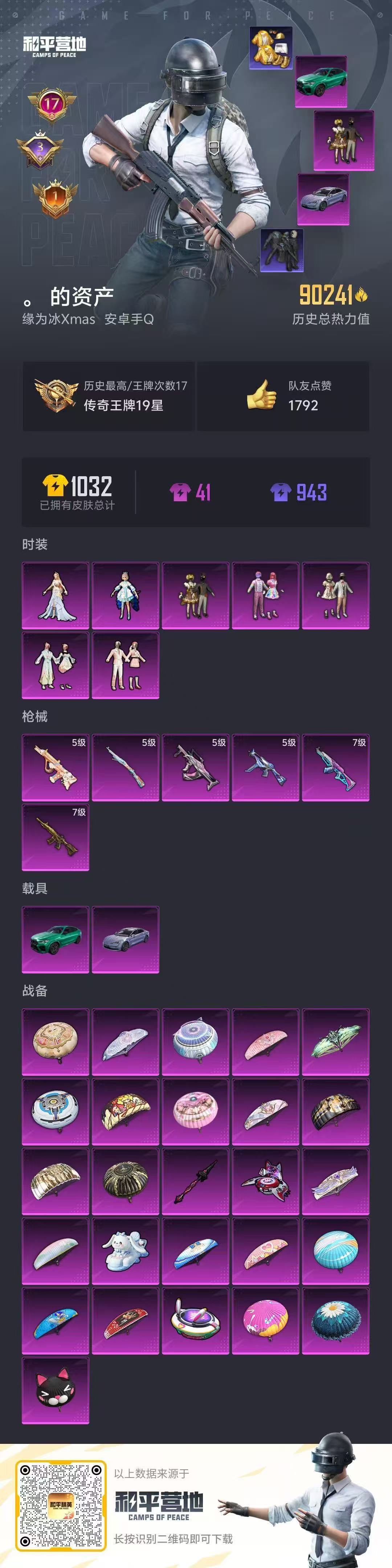 HPKG3194608和平精英账号详情图13 HPKG3194608和平精英账号详情图13