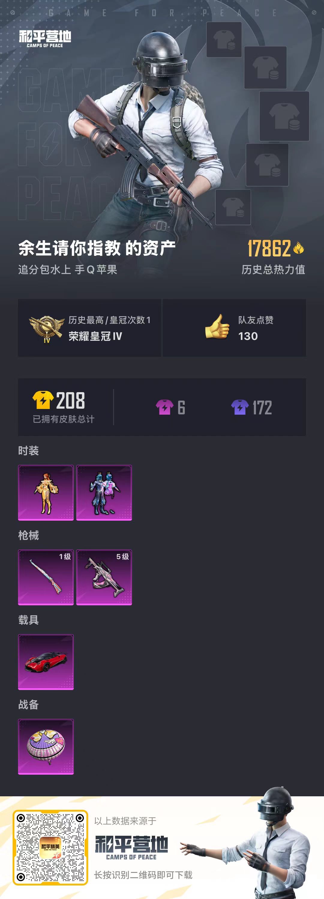 HPSJ3187399和平精英账号详情图5 HPSJ3187399和平精英账号详情图5