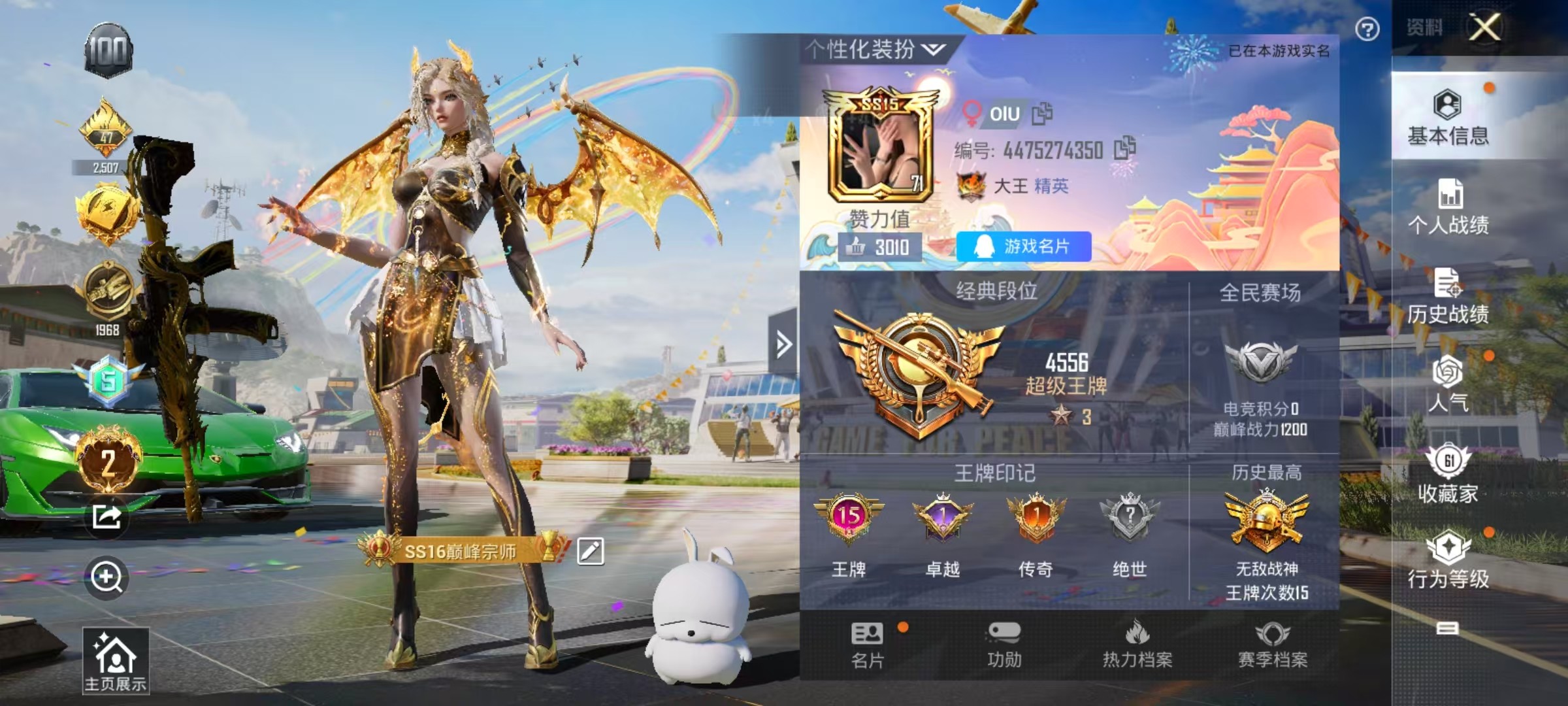 HPSJ3253308和平精英账号详情图8 HPSJ3253308和平精英账号详情图8