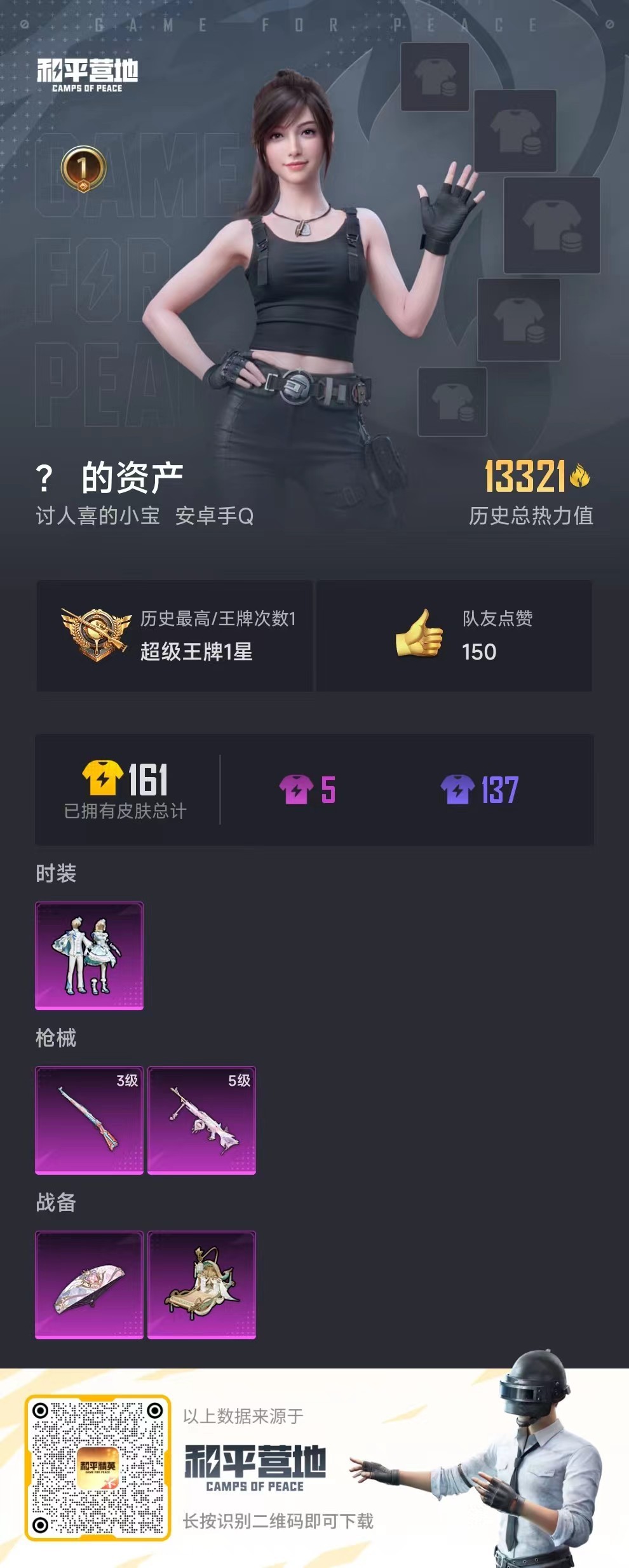 HPSJ3191111和平精英账号详情图5 HPSJ3191111和平精英账号详情图5