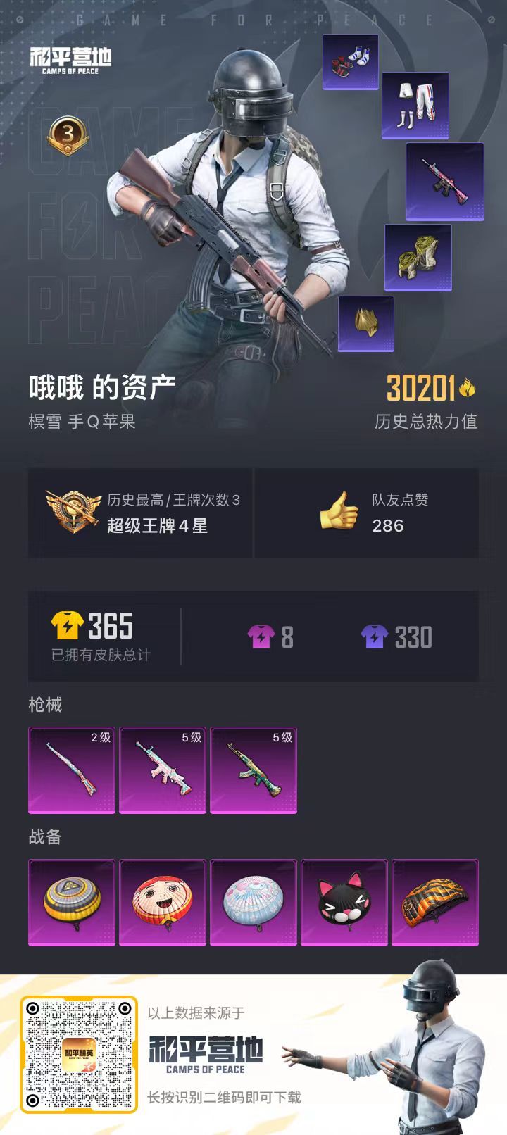 HPSJ3191286和平精英账号详情图6 HPSJ3191286和平精英账号详情图6