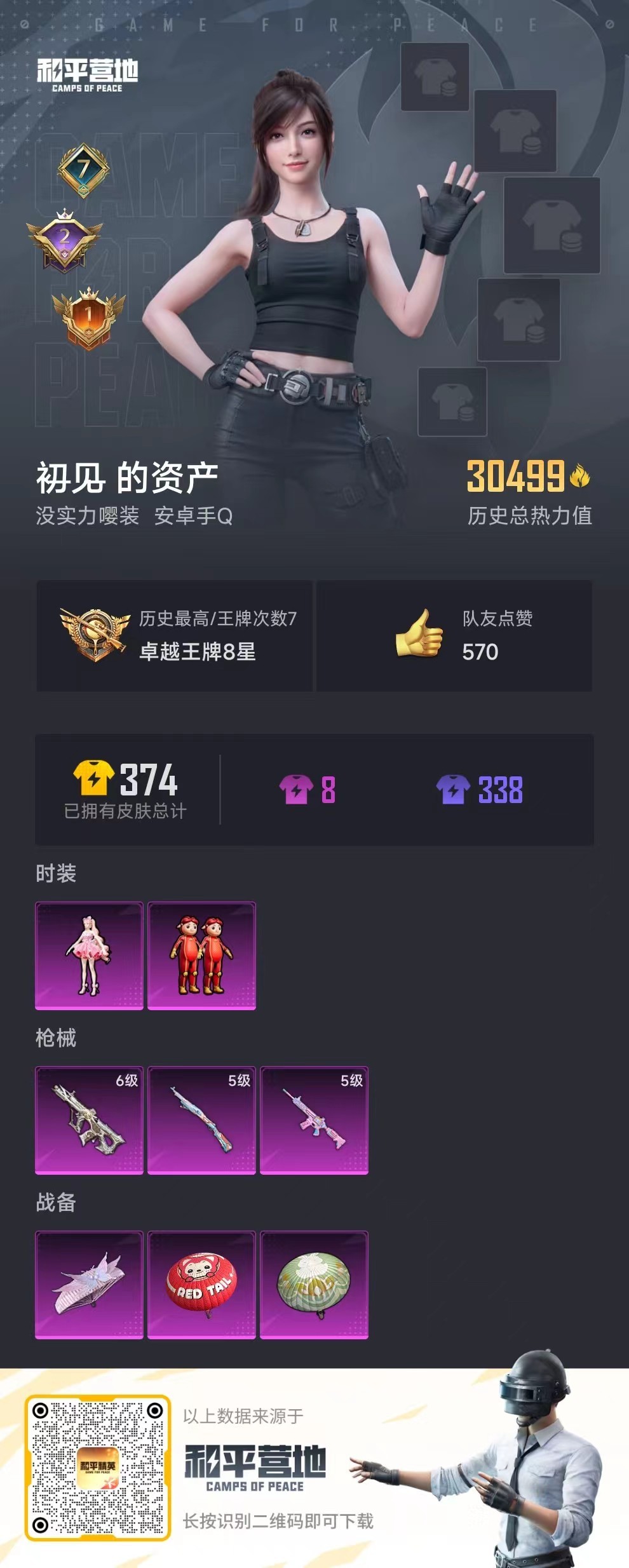 HPSJ3193798和平精英账号详情图3 HPSJ3193798和平精英账号详情图3