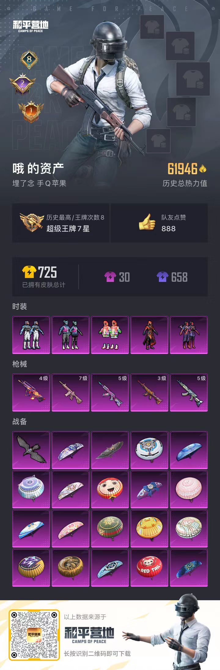 HPKG3223478和平精英账号详情图10 HPKG3223478和平精英账号详情图10