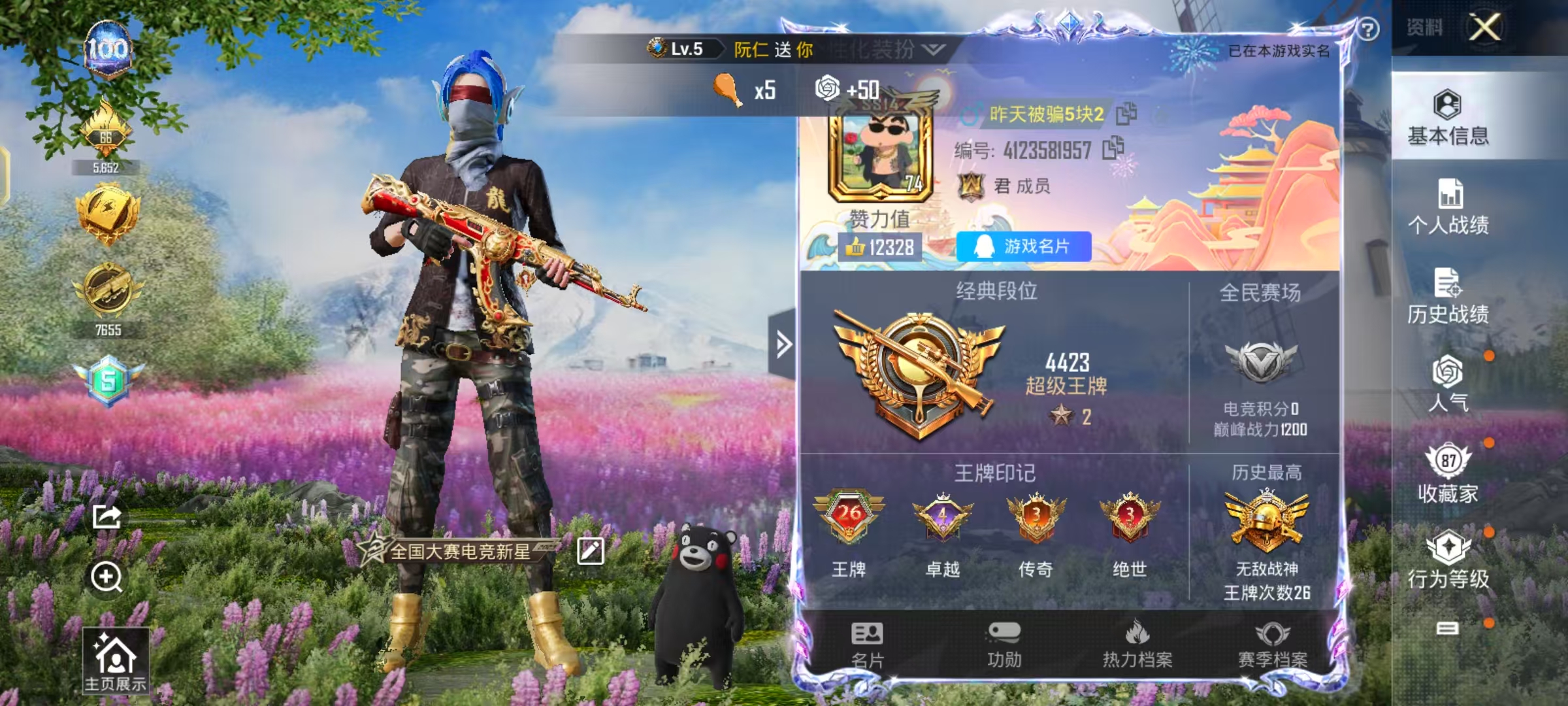 HPKG3242678和平精英账号详情图14