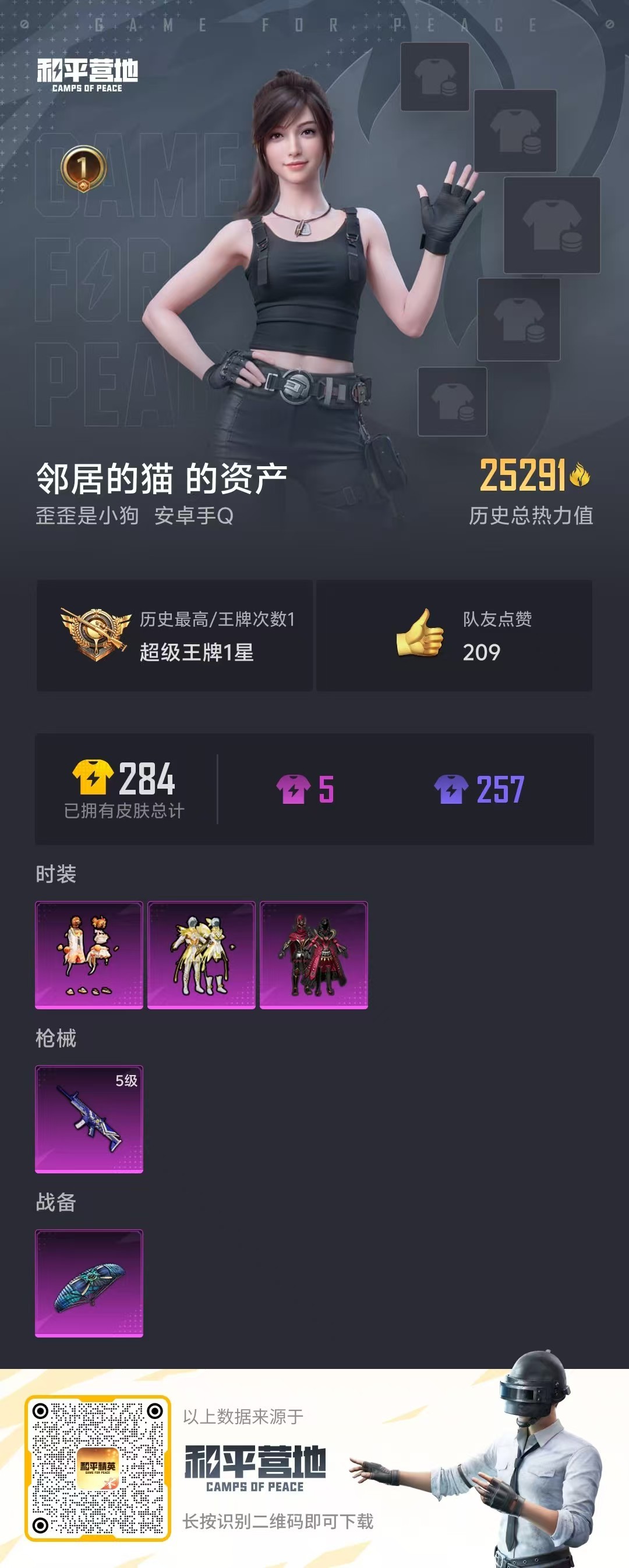 HPKG3193709和平精英账号详情图8 HPKG3193709和平精英账号详情图8