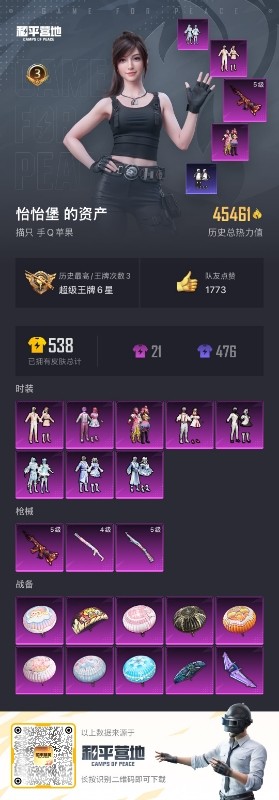 HPYHW3273189和平精英账号详情图6 HPYHW3273189和平精英账号详情图6