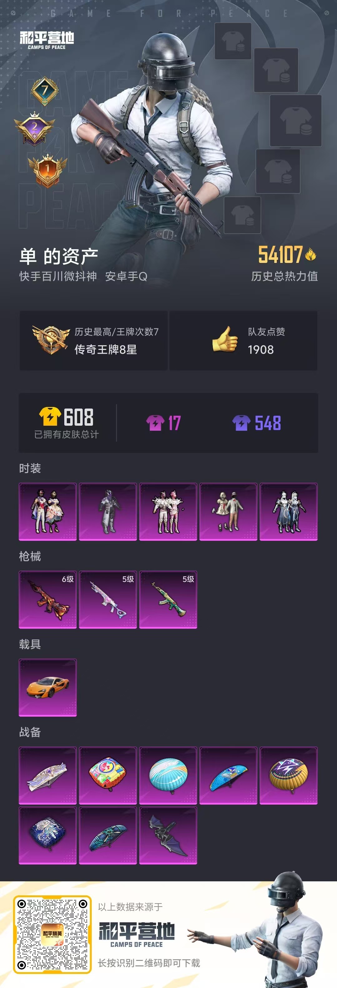 HPSJ3263072和平精英账号详情图4 HPSJ3263072和平精英账号详情图4