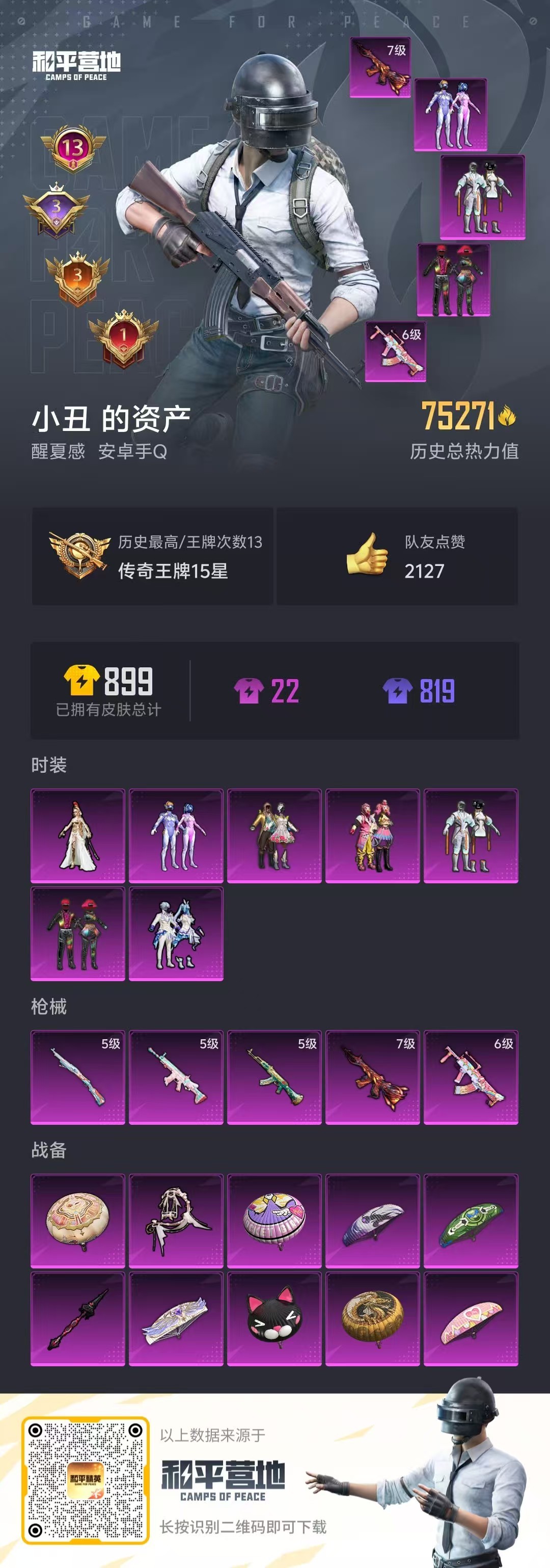 HPSJ3266267和平精英账号详情图4 HPSJ3266267和平精英账号详情图4