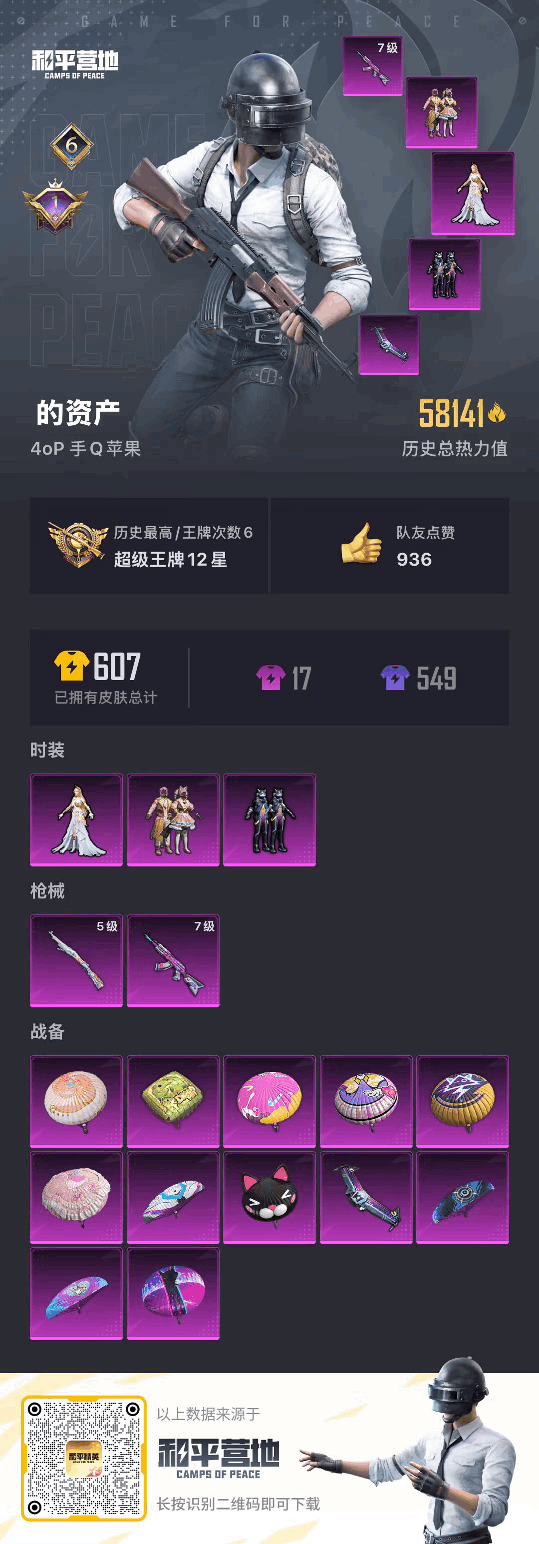 HPSJ3267279和平精英账号详情图4 HPSJ3267279和平精英账号详情图4