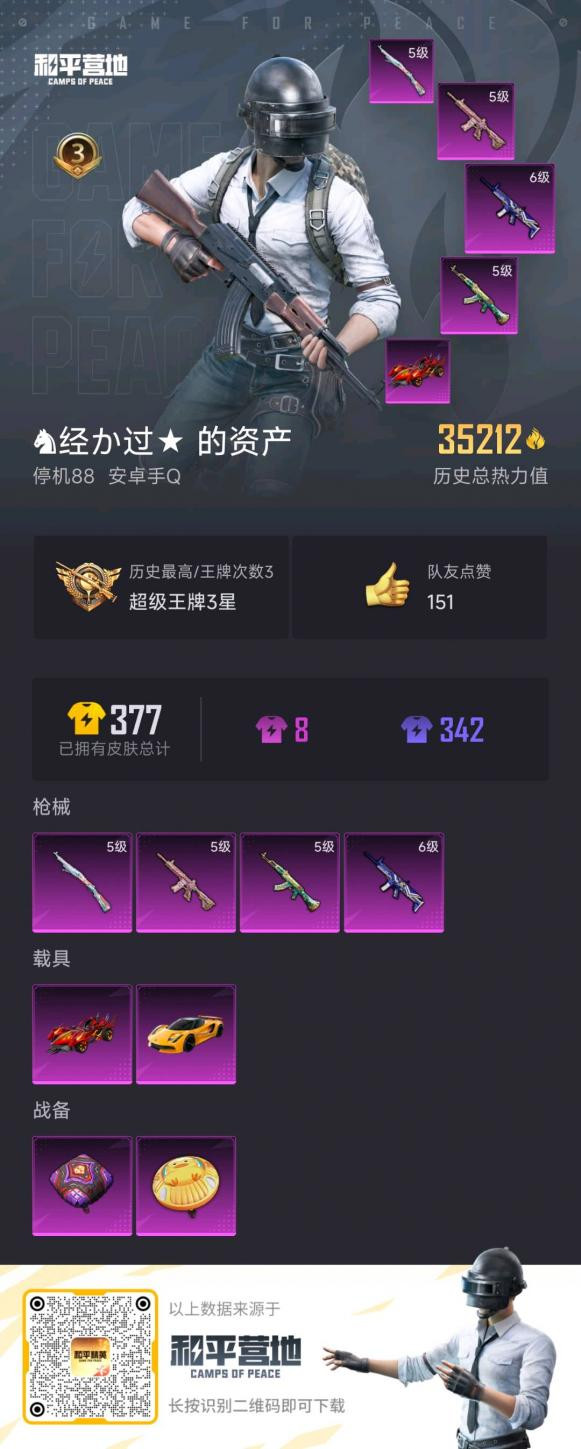 HPSJ3267254和平精英账号详情图4 HPSJ3267254和平精英账号详情图4