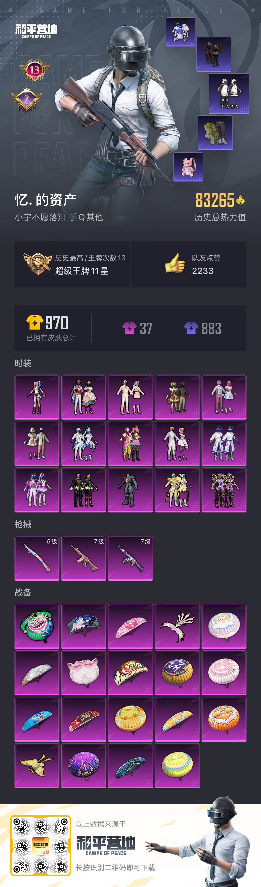 HPKG3267829和平精英账号详情图5 HPKG3267829和平精英账号详情图5