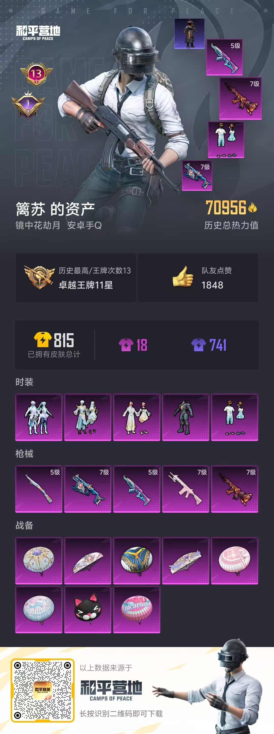 HPSJ3267700和平精英账号详情图3 HPSJ3267700和平精英账号详情图3