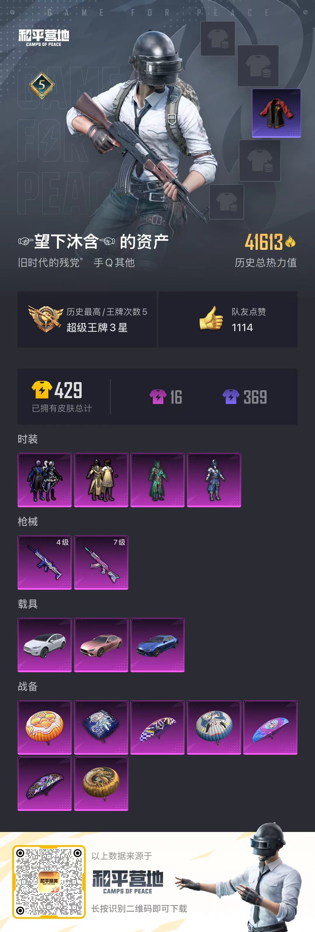 HPKG3267802和平精英账号详情图5 HPKG3267802和平精英账号详情图5