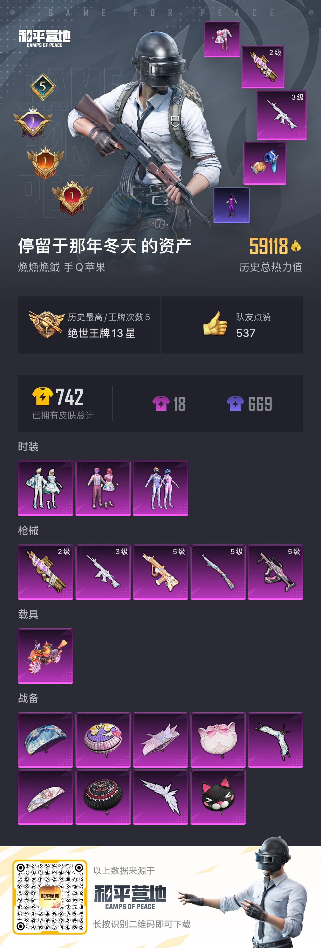HPSJ3268421和平精英账号详情图4 HPSJ3268421和平精英账号详情图4