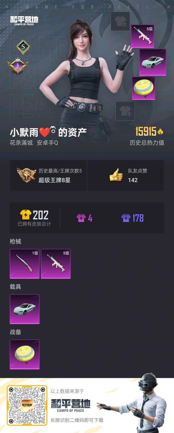HPSJ3268291和平精英账号详情图4 HPSJ3268291和平精英账号详情图4