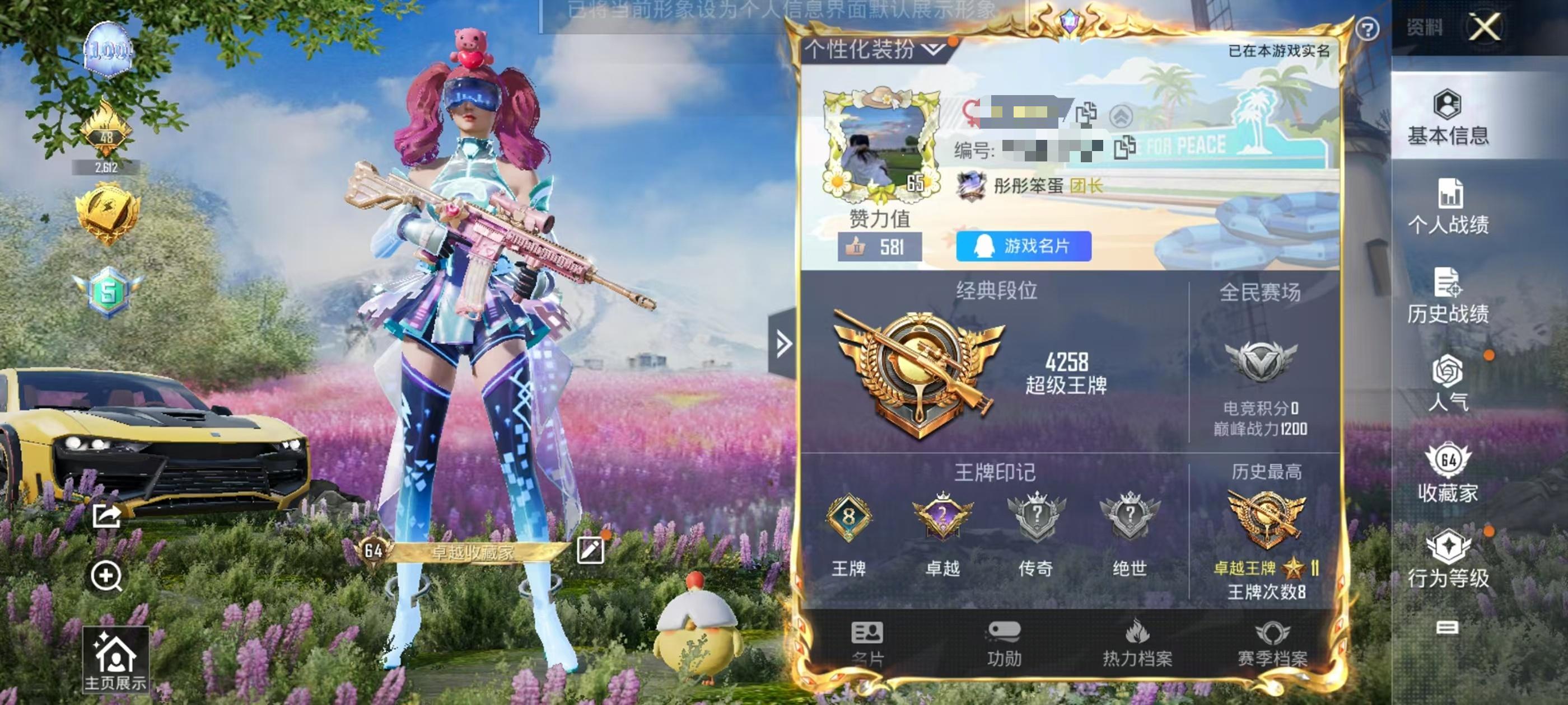 HPSJ3300653和平精英账号详情图2