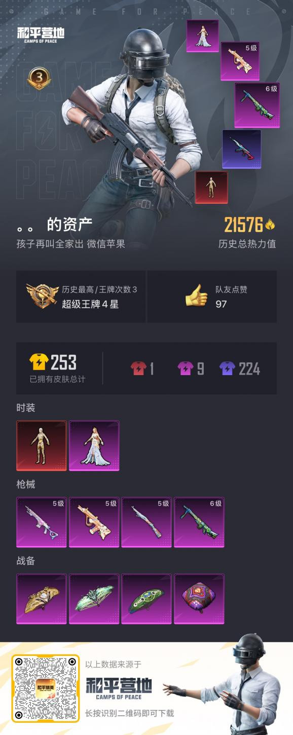 HPSJ3269651和平精英账号详情图3 HPSJ3269651和平精英账号详情图3