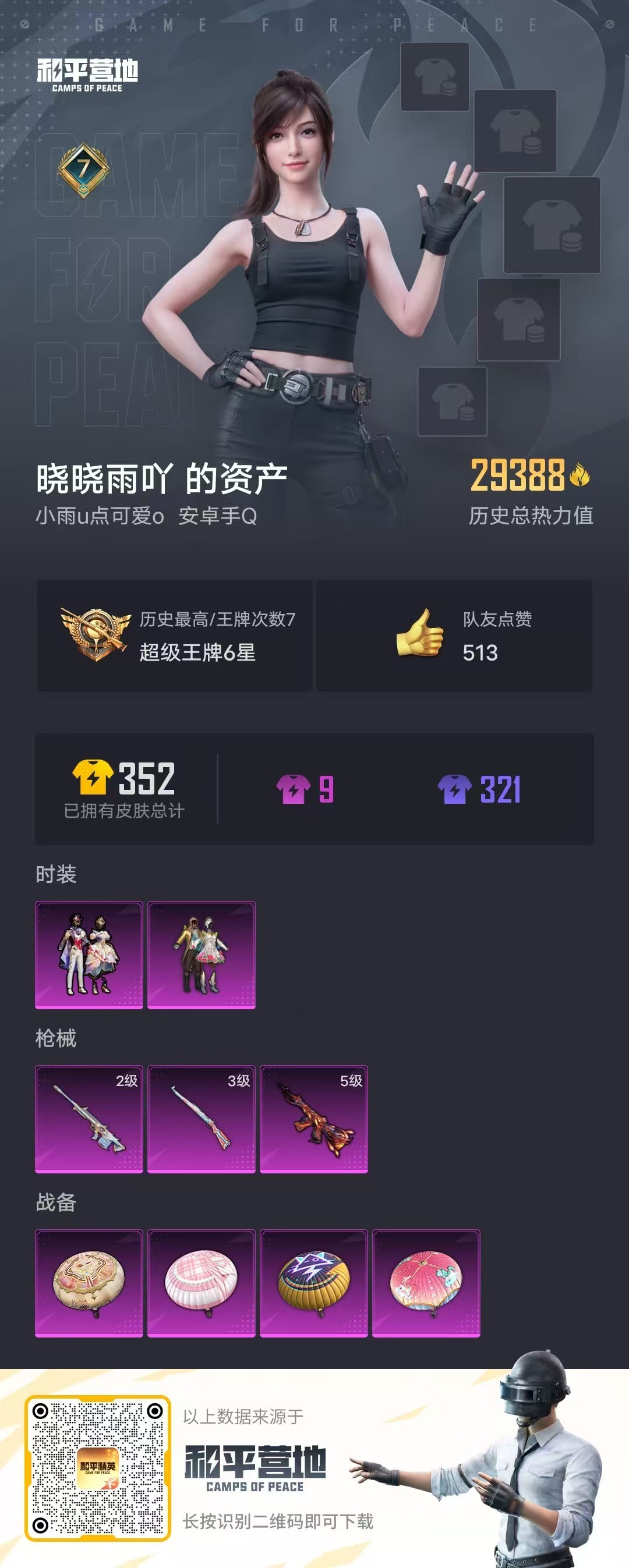 HPSJ3269635和平精英账号详情图3 HPSJ3269635和平精英账号详情图3