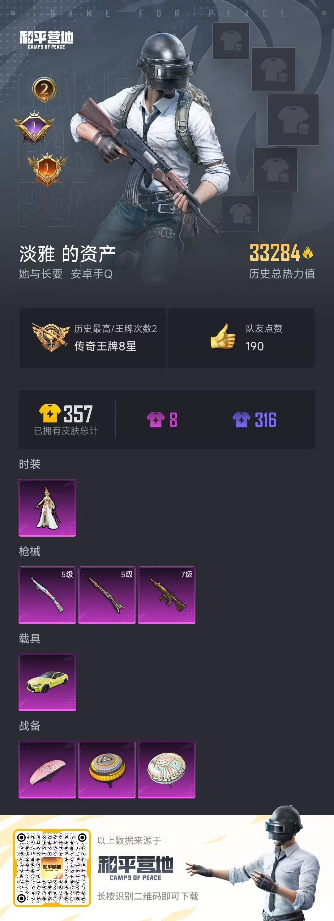 HPSJ3270372和平精英账号详情图4 HPSJ3270372和平精英账号详情图4