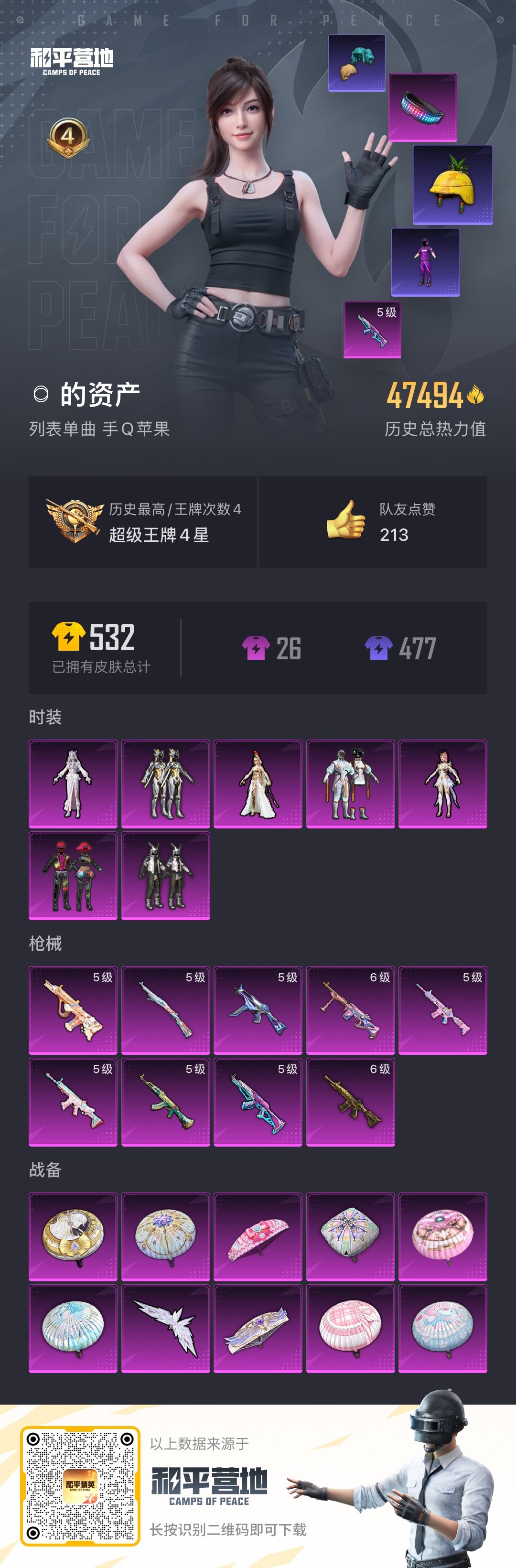 HPSJ3270367和平精英账号详情图3 HPSJ3270367和平精英账号详情图3