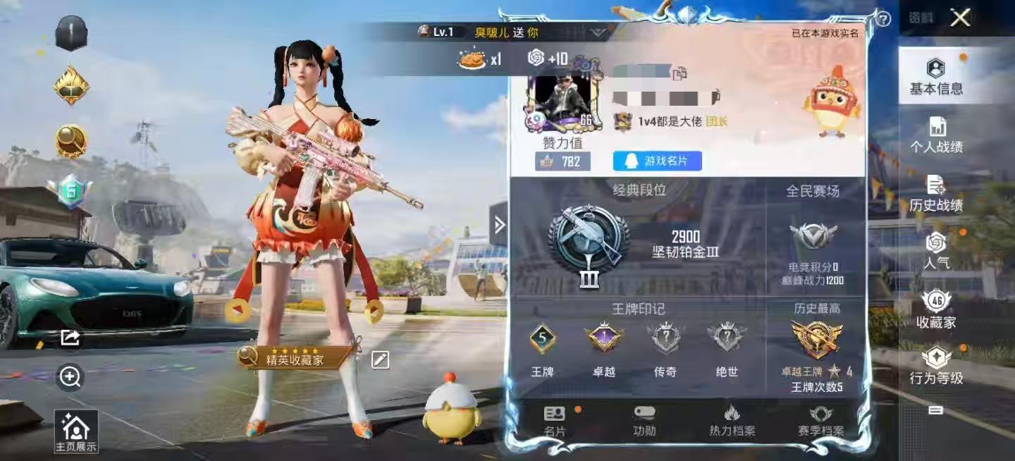 HPSJ3271128和平精英账号详情图4 HPSJ3271128和平精英账号详情图4