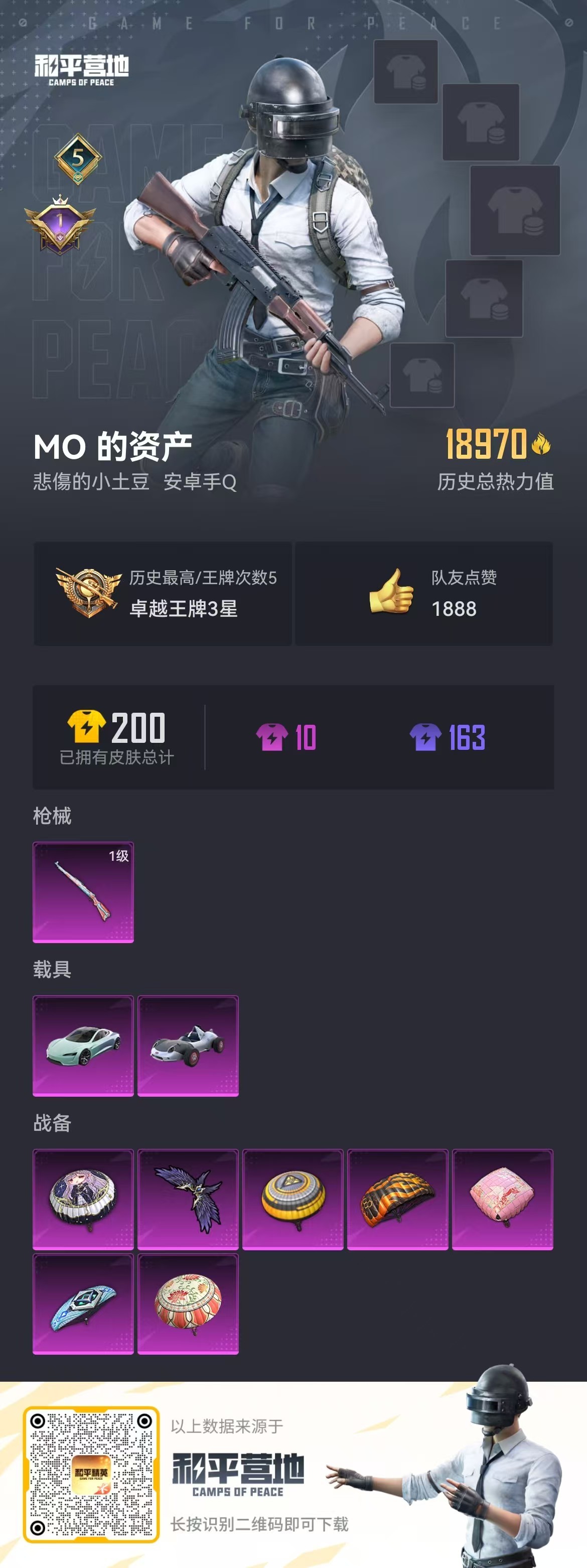 HPSJ3272035和平精英账号详情图3 HPSJ3272035和平精英账号详情图3
