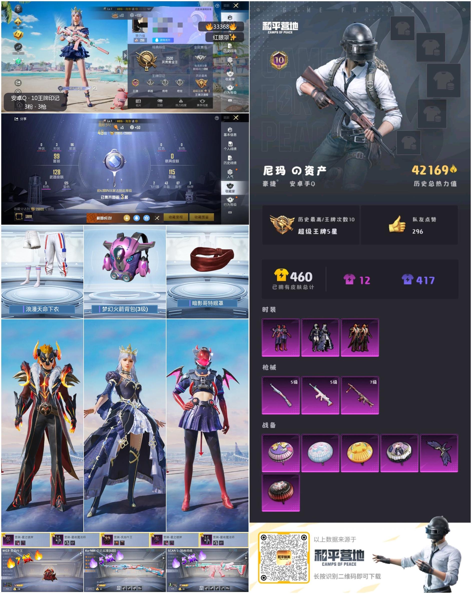 HPSJ3300680和平精英账号详情图3