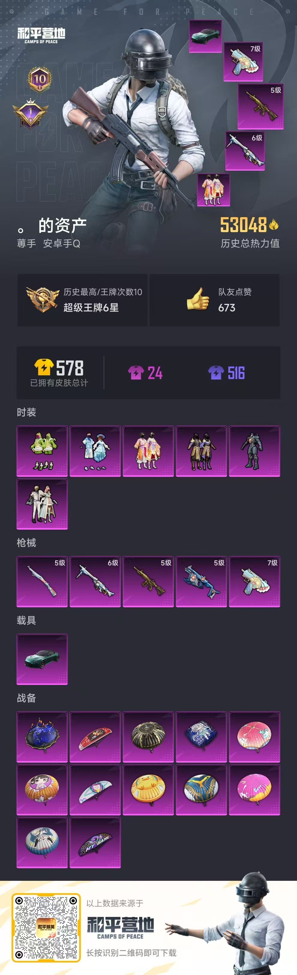 HPSJ3275859和平精英账号详情图3 HPSJ3275859和平精英账号详情图3
