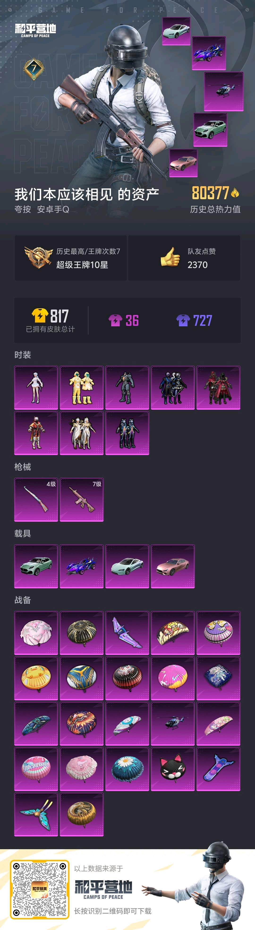 HPYHW3282722和平精英账号详情图8 HPYHW3282722和平精英账号详情图8