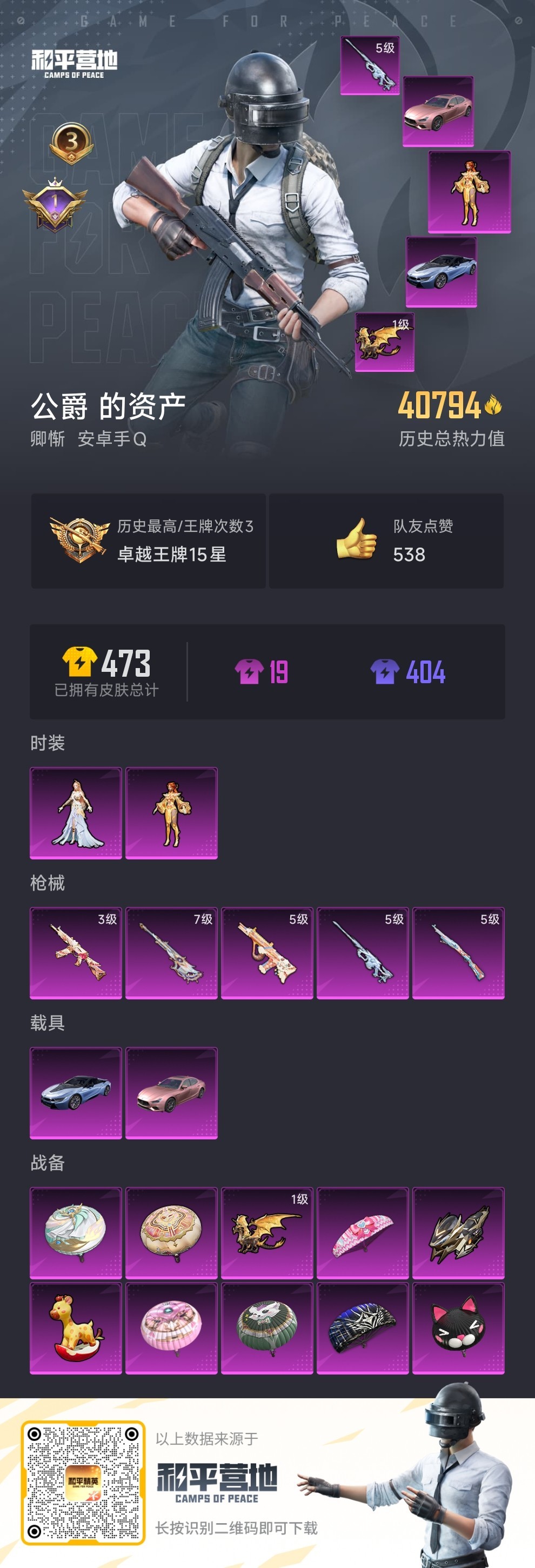 HPYHW3276032和平精英账号详情图6 HPYHW3276032和平精英账号详情图6