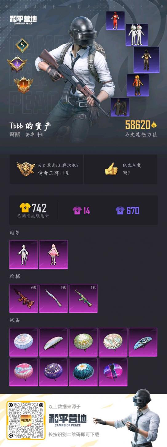 HPSJ3275740和平精英账号详情图4 HPSJ3275740和平精英账号详情图4