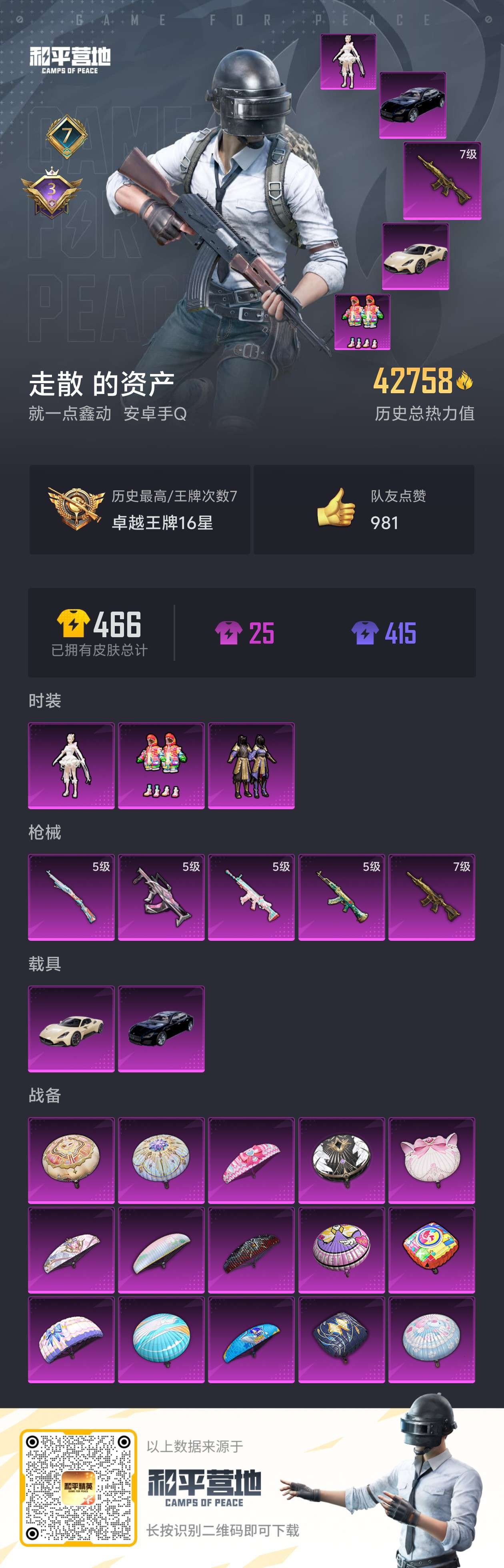 HPSJ3275869和平精英账号详情图3 HPSJ3275869和平精英账号详情图3