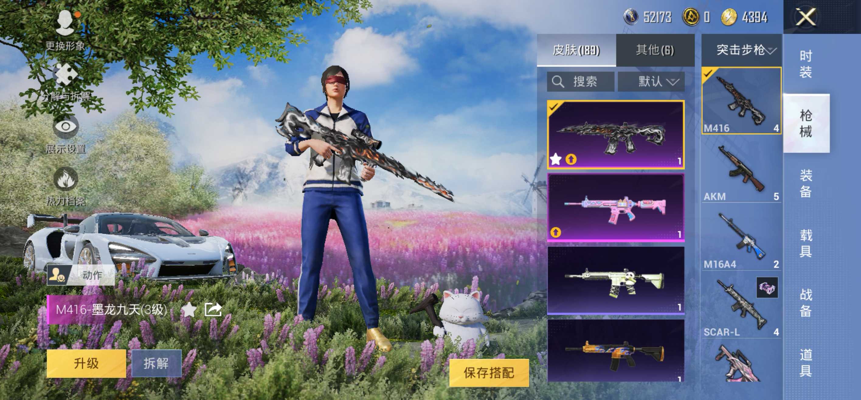 安Q双红装号！4级图卡盟 1级欧若拉 -7王牌印记-8粉装-10特效枪-3载具-68493热力值-157套装-189枪皮-1卓越印记-1传奇印记-J6102
【8粉装】,梦幻火箭,星穹咏叹调,玩偶服