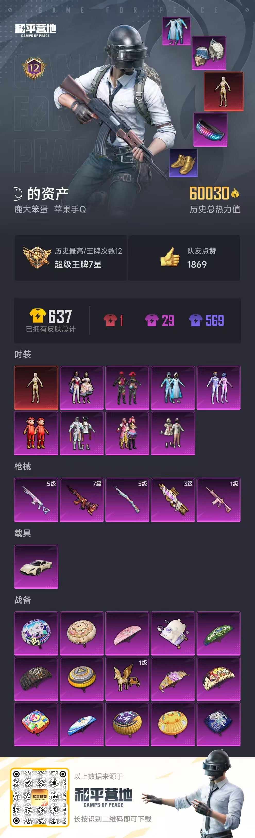HPSJ3300627和平精英账号详情图3 HPSJ3300627和平精英账号详情图3