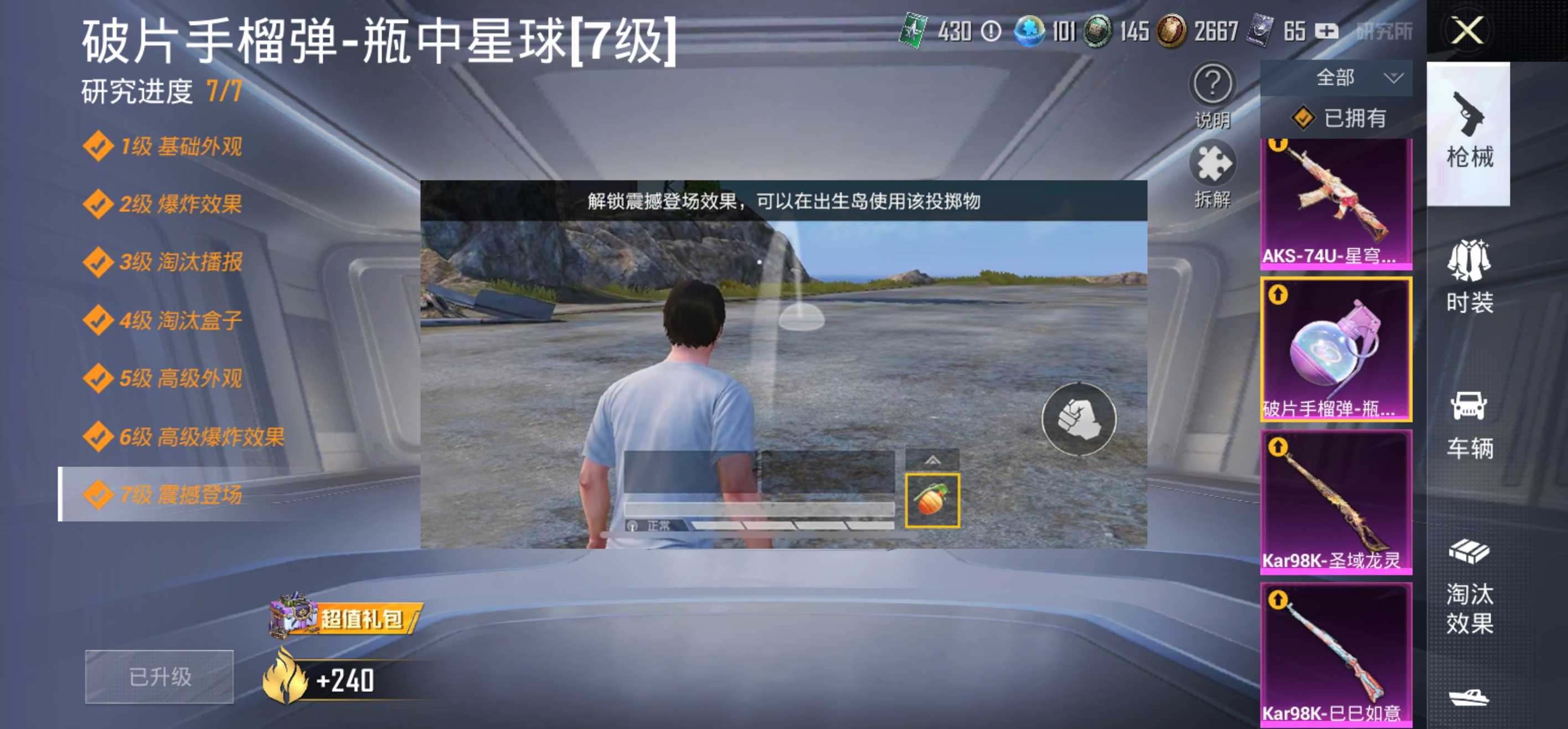 安Q红装号！4级瑞拉-4王牌印记-11粉装-4特效枪-2载具-59090热力值-100套装-172枪皮-1卓越印记-J6106
【11粉装】,缤纷油彩,蝶舞迷情,星穹咏叹调,幻星舰长,智耀战神,翎光