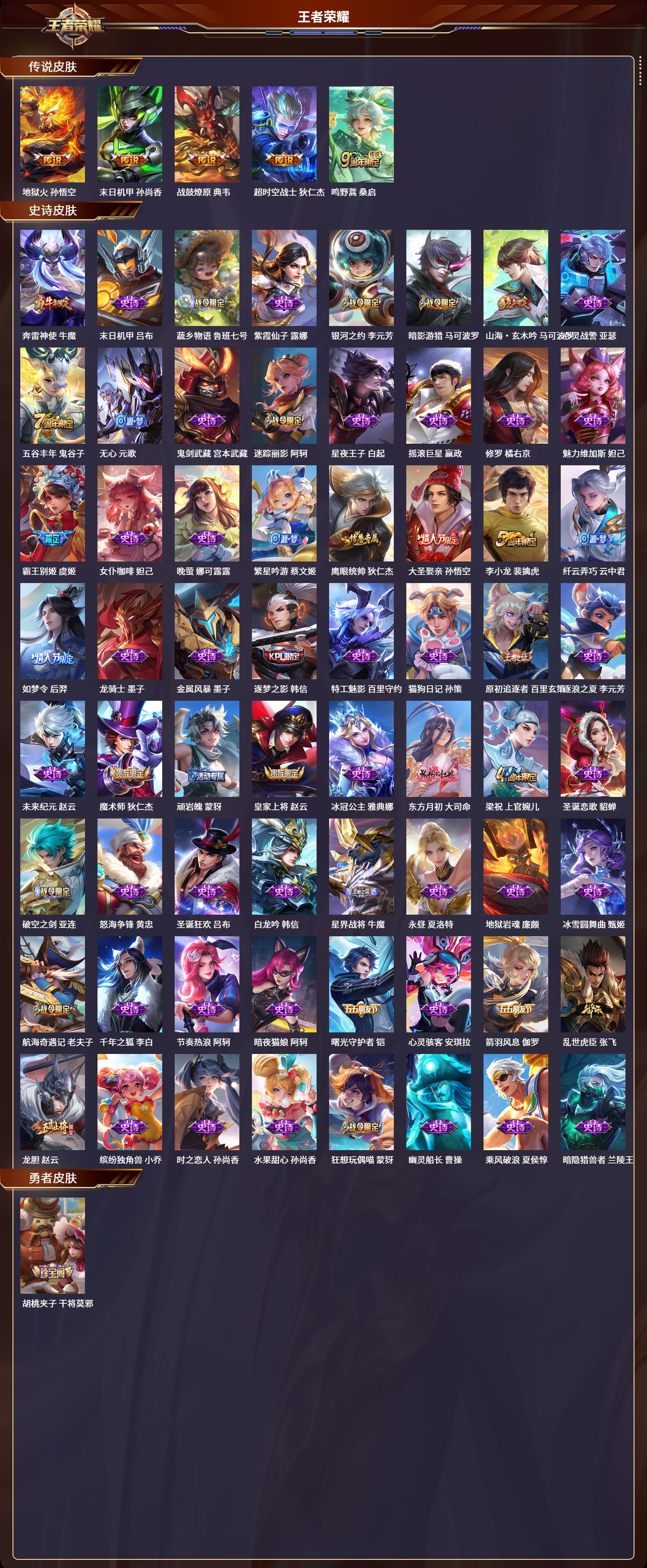 WZQM3371308王者荣耀账号详情图2