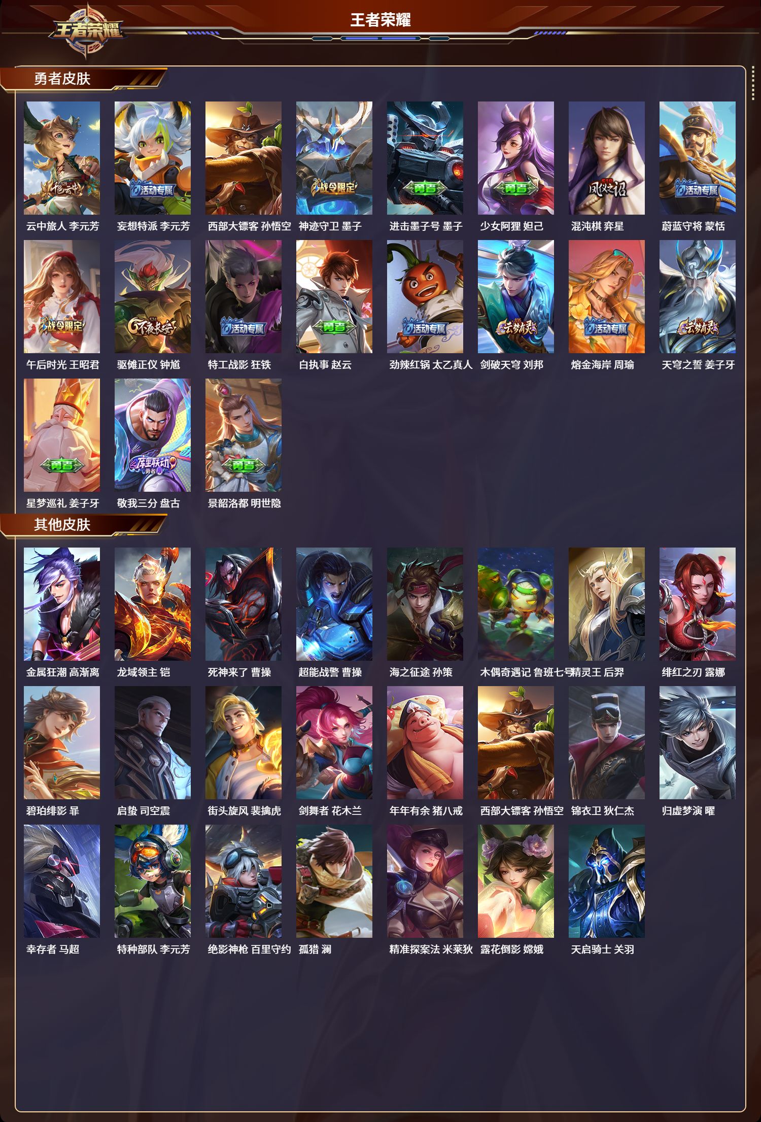 WZCMW3325220王者荣耀账号详情图4