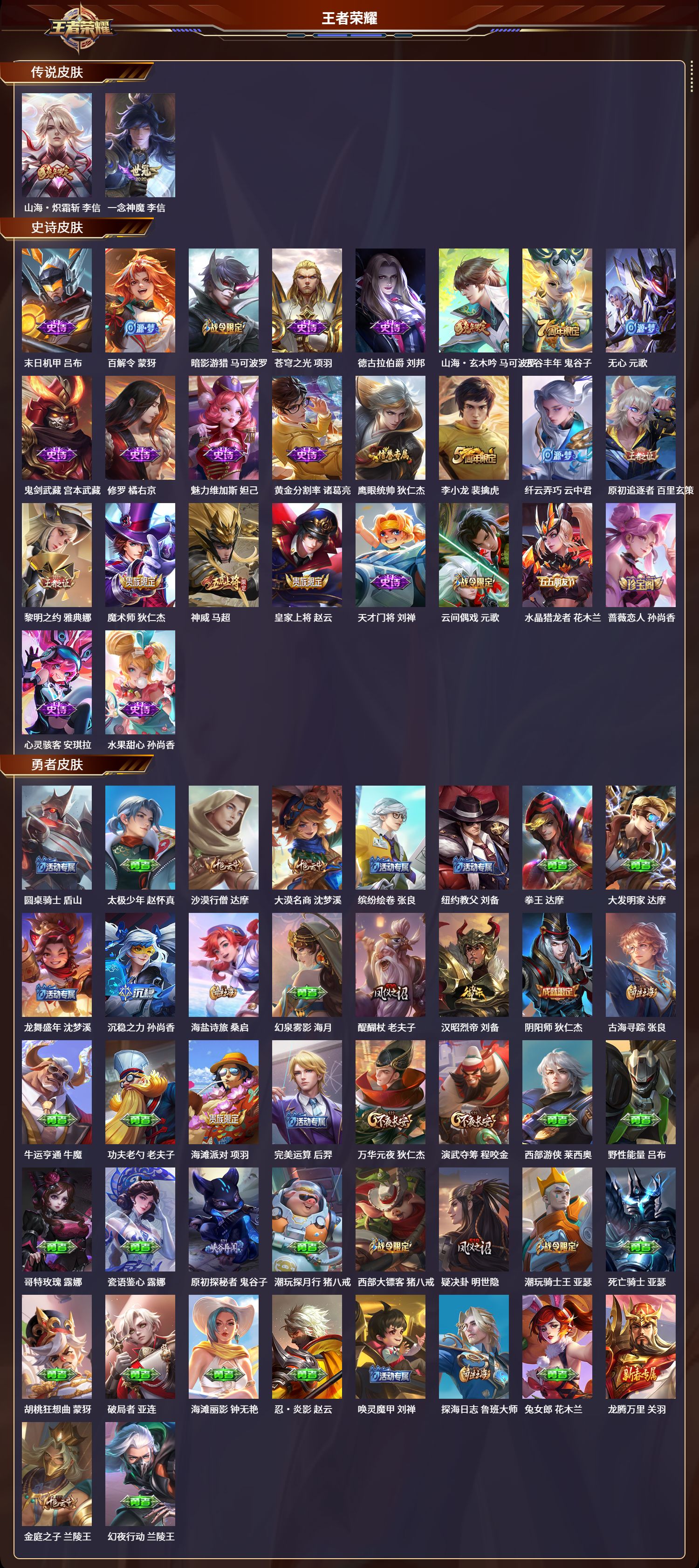 WZCMW3325231王者荣耀账号详情图2 WZCMW3325231王者荣耀账号详情图2