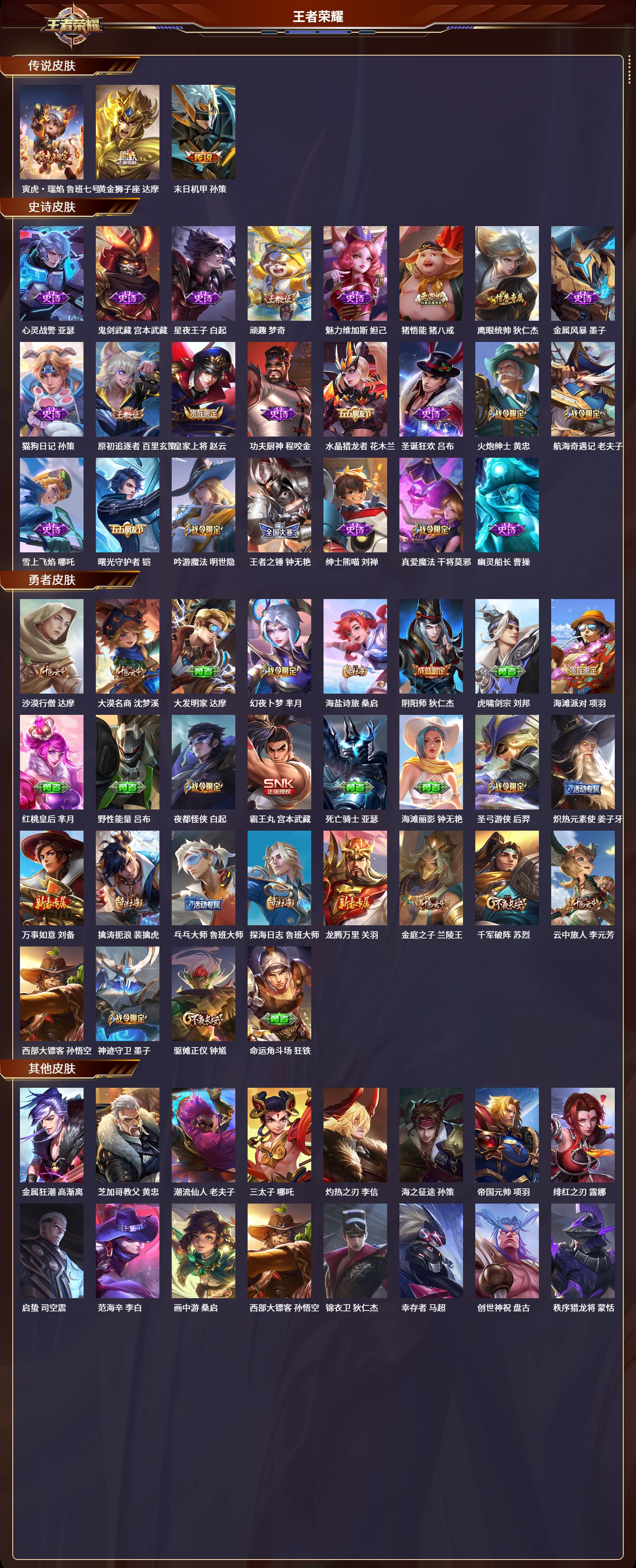 WZCMW3325215王者荣耀账号详情图2 WZCMW3325215王者荣耀账号详情图2