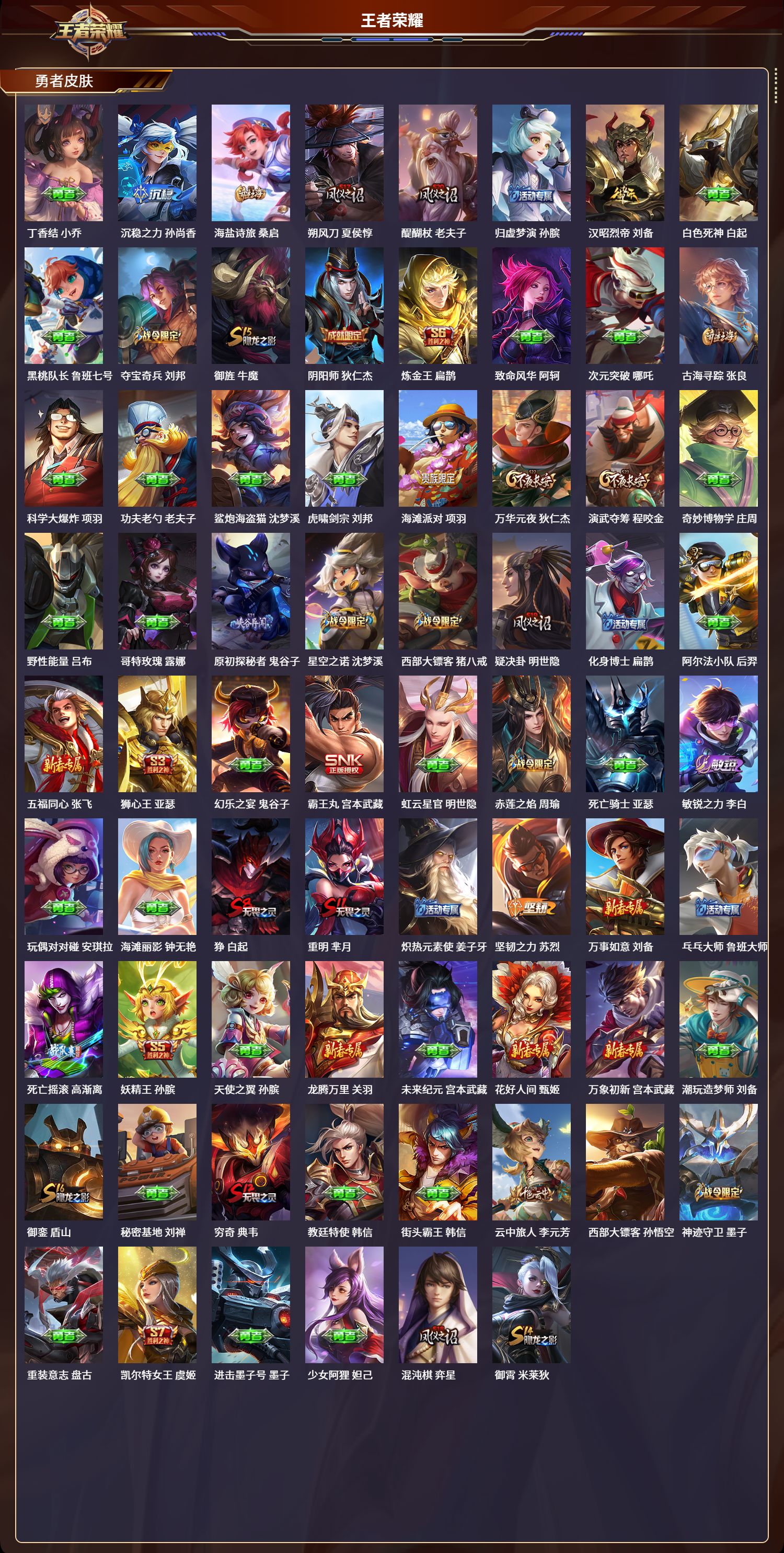 WZCMW3325212王者荣耀账号详情图3