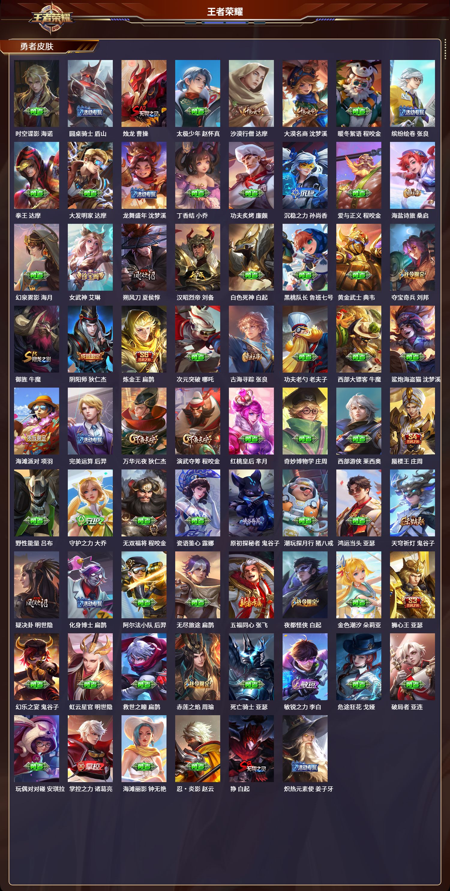 WZCMW3325170王者荣耀账号详情图3