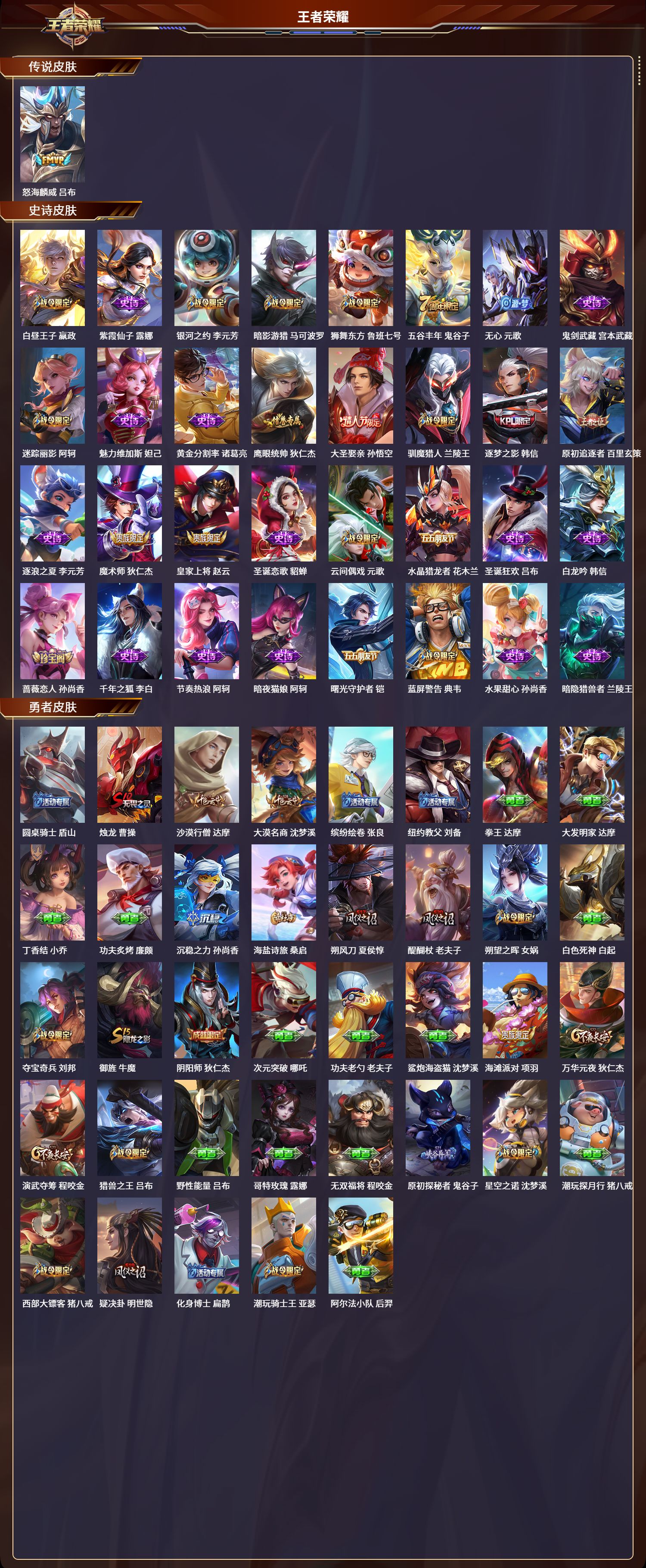 WZCMW3325214王者荣耀账号详情图2