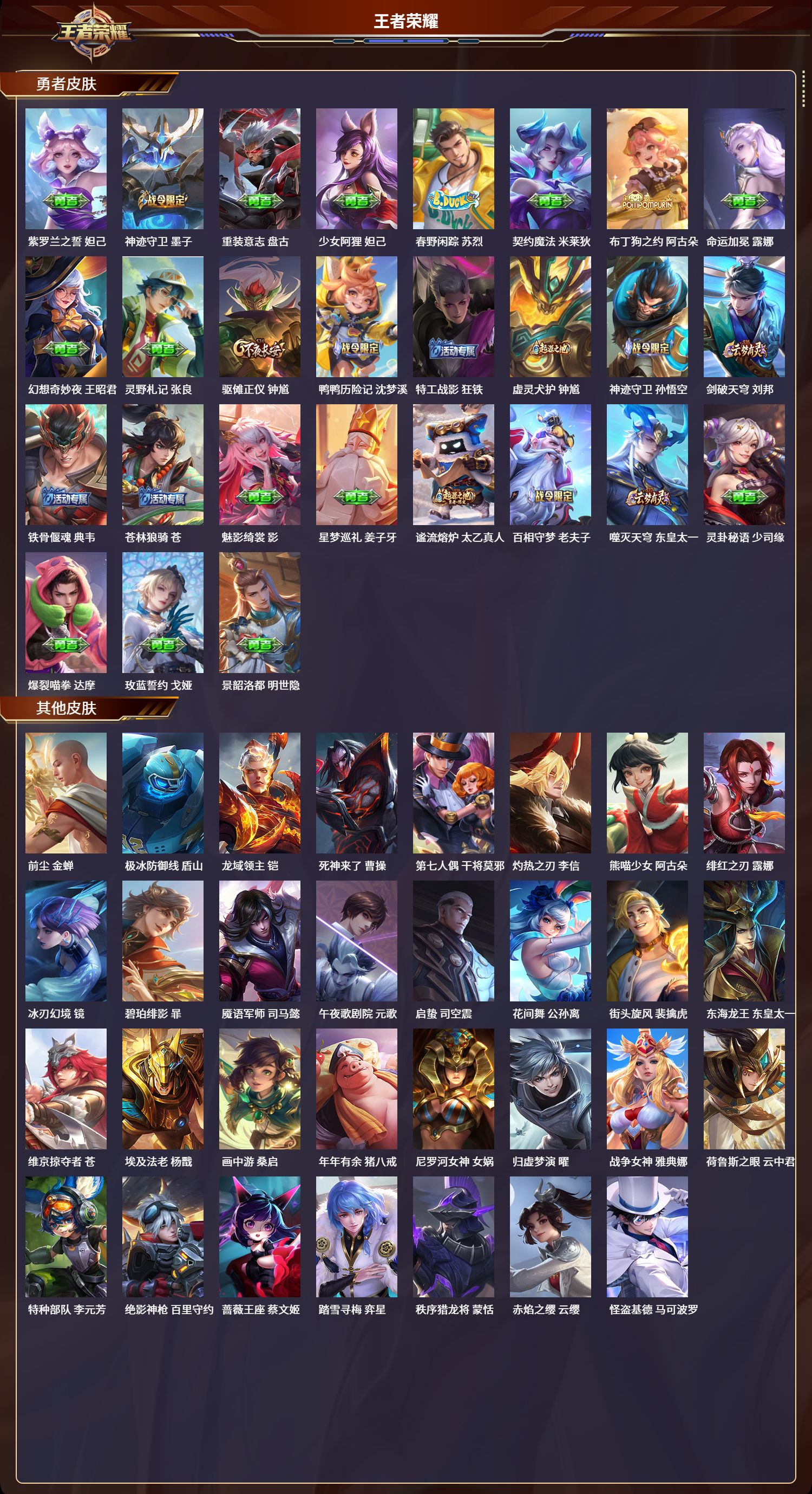 WZCMW3325168王者荣耀账号详情图4