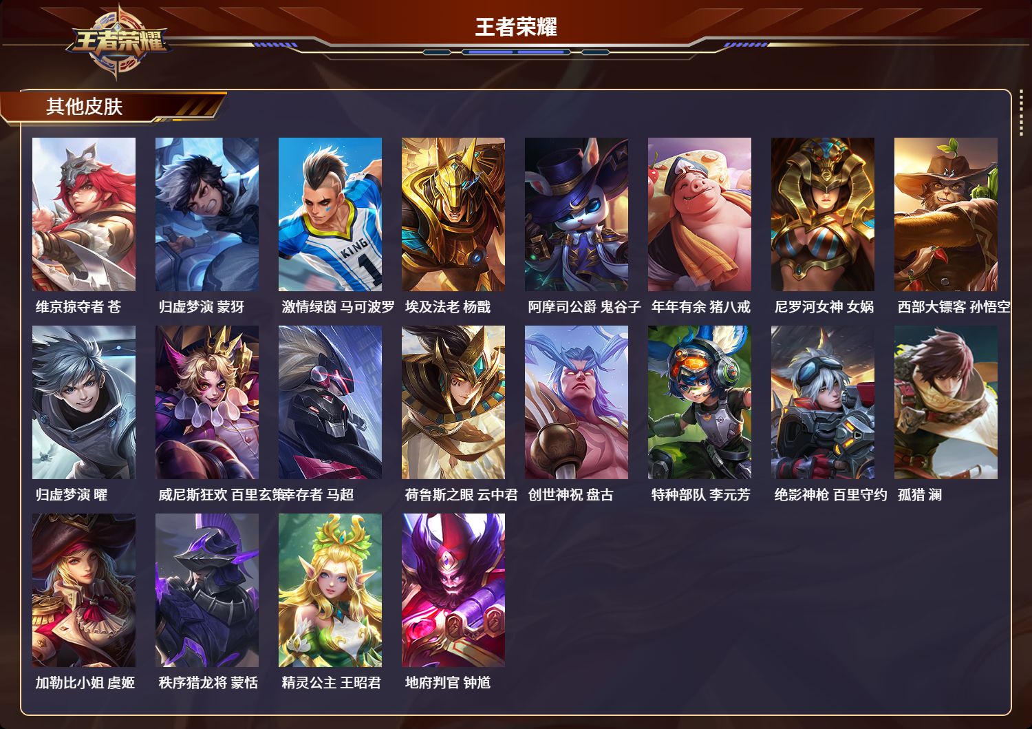 WZCMW3325214王者荣耀账号详情图4