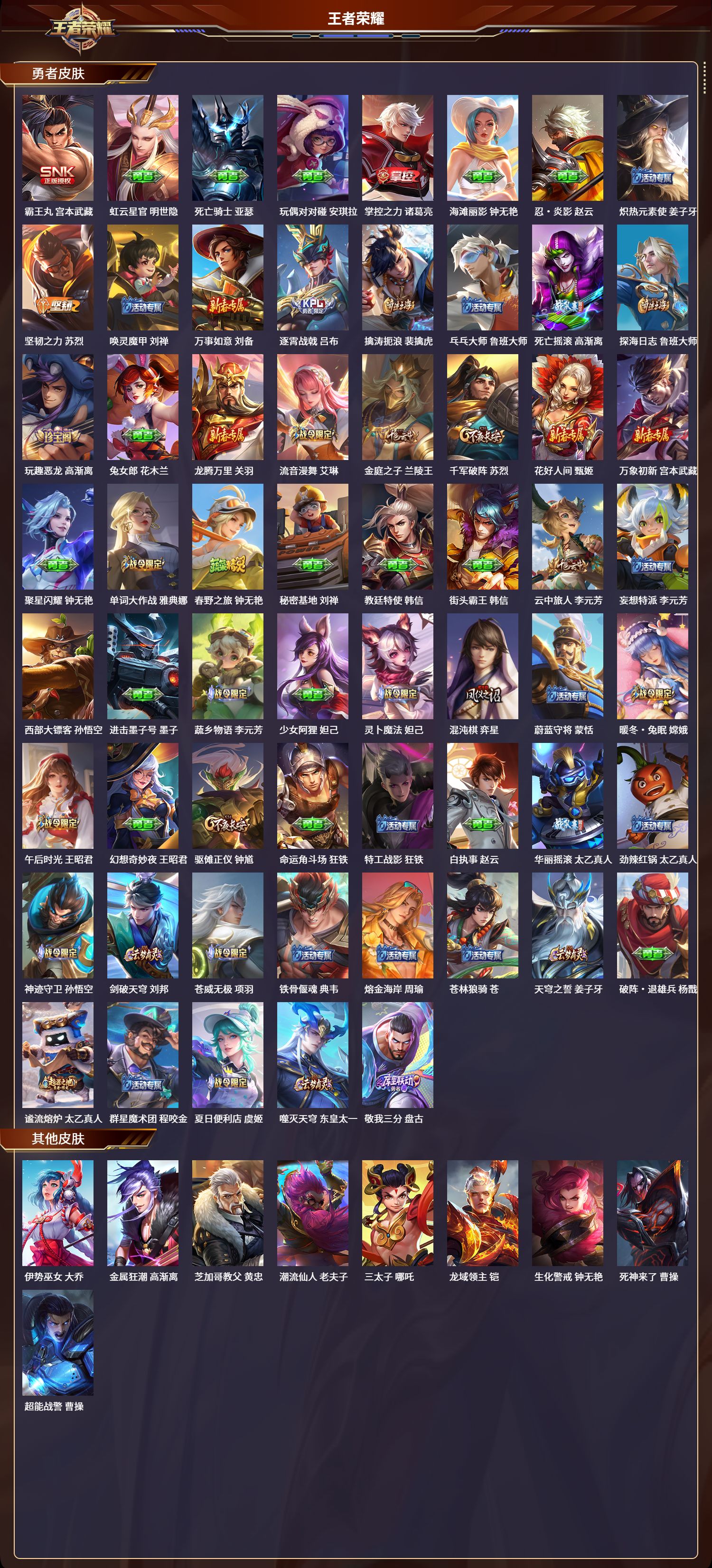 WZCMW3420126王者荣耀账号详情图4 WZCMW3420126王者荣耀账号详情图4