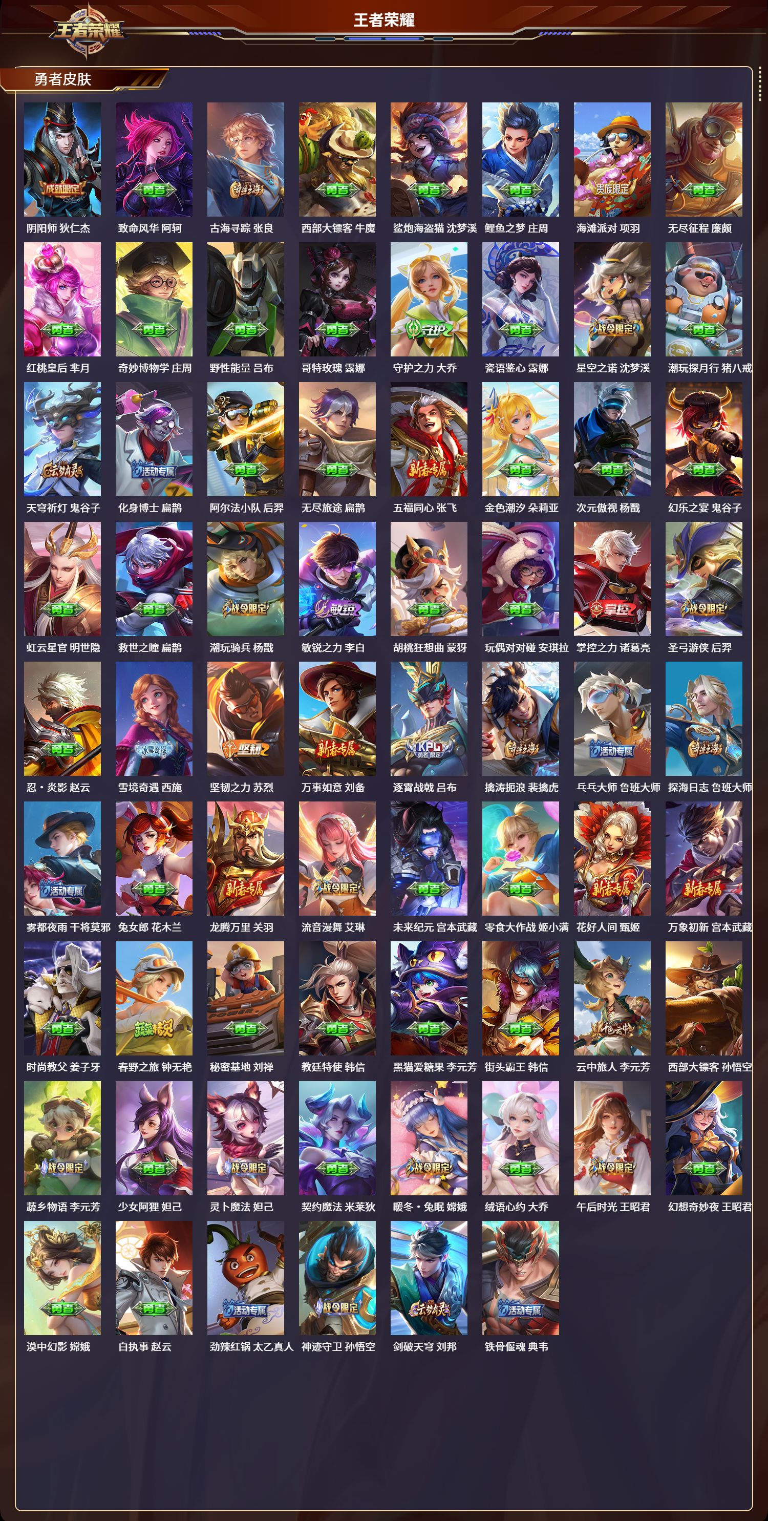 WZCMW3325161王者荣耀账号详情图4