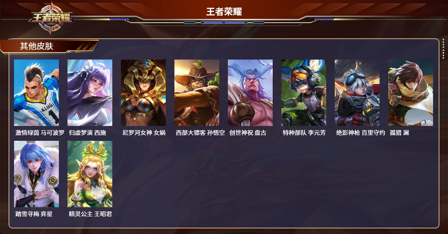 WZCMW3325195王者荣耀账号详情图4